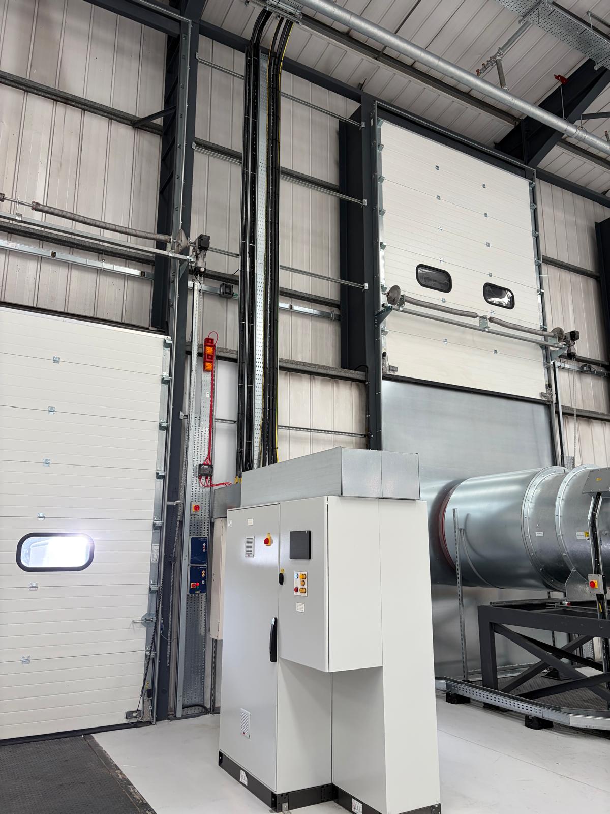 High level cable routes and ventilation controls